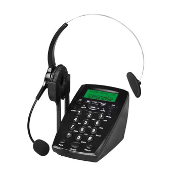 声迪尔HT500耳麦电话话务电话机座机电销客服办公座机