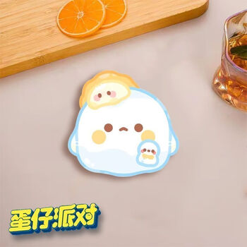 蛋仔派对周边胸针徽章q版卡通高颜值学生饰品书包衣服挂件礼物 水波蛋