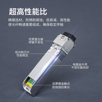 HAILE海乐 光模块SFP-XG-SM1270-A万兆单模单纤10G 1270/1330nm 10km带DDM 1对兼容华为锐捷中兴思科