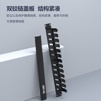 SK-LINK理线架12档24口 金属网络线缆管理器 19英寸工程级网线电话线理线器梳理器SK-L24