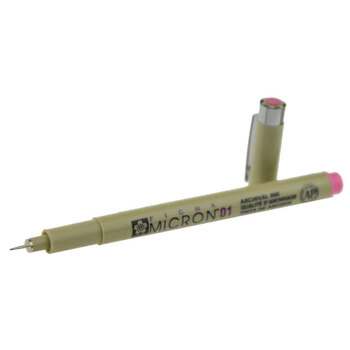 樱花(SAKURA)彩色针管笔勾线笔 01号0.25mm(玫瑰红) 日本进口签字笔绘图水笔 学生儿童美术绘画描边手绘设计