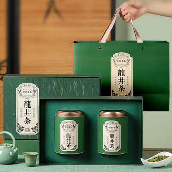 去寻绿茶杭州龙井250g2026新茶明前特级茶叶礼盒装送礼物品