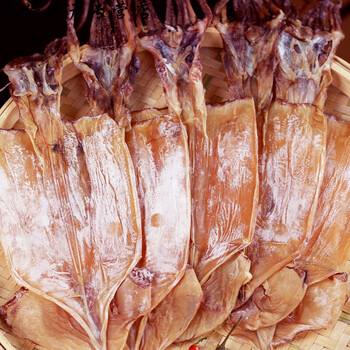 橙伯乐 大鱿鱼干海鲜干货500g日晒尤鱼大号铁板鱿鱼片干烧烤家用炒菜