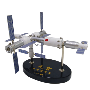 浙韻中國太空空間站模型天宮神舟號天和號天舟問天巡天仿真人造衛星