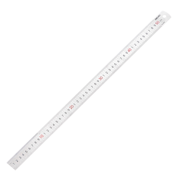 得力(deli)50cm不锈钢直尺 测量绘图刻度尺子 带公式换算表 办公用品 8464 得力(deli)50cm不锈钢直尺 测量绘图刻度尺子 带公式换算表 办公用品 8464