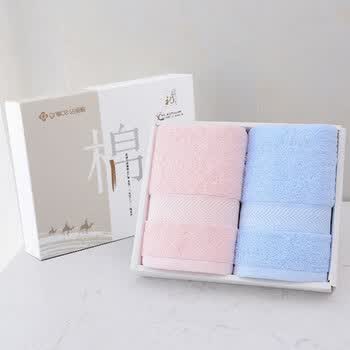 洁丽雅6732  棉毛圈成人加大毛巾柔软吸水 76*35cm 110g 2条装