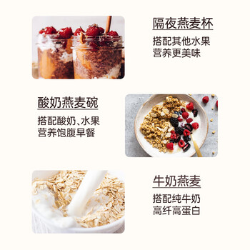 only tree奇亚籽牛乳即食燕麦片冲饮谷物代餐0添加蔗糖营养早餐245g
