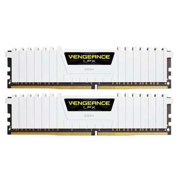 美商海盗船(USCORSAIR)32GB(16G×2)套装 DDR4 3600 台式机内存条 复仇者LPX系列 白色 游戏型 美商海盗船(USCORSAIR)32GB(16G×2)套装 DDR4 3600 台式机内存条 复仇者LPX系列 白色 游戏型