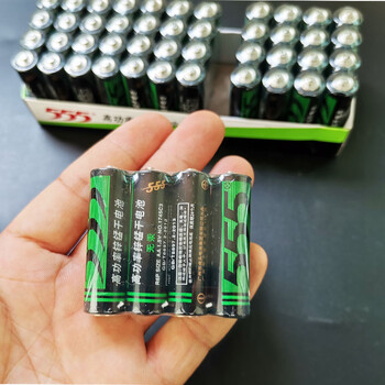 555电池5号7号高功率锌锰碳性电池一条48粒价7号48粒