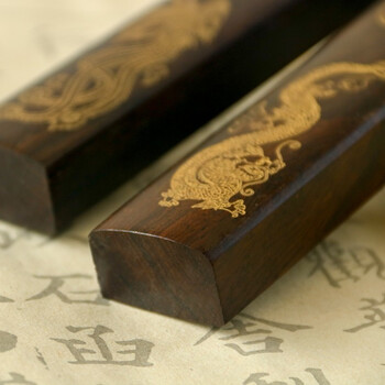 一海堂文化 镇尺 镇纸压生宣纸书法大号压尺压纸镇书法摆件初学者练书法文房用品 龙凤呈祥镇尺一对 一海堂文化 镇尺 镇纸压生宣纸书法大号压尺压纸镇书法摆件初学者练书法文房用品 龙凤呈祥镇尺一对