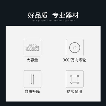 三强乒乓球筐可移动乒乓球集球盆集球器训练收集框白色5爪394 可调节