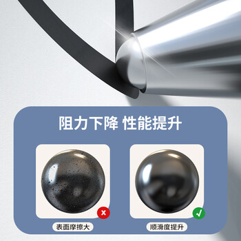 得力（deli）臻顺滑按动中性笔签字笔 办公中性笔 0.5mm子弹头 12支/盒黑色 S18