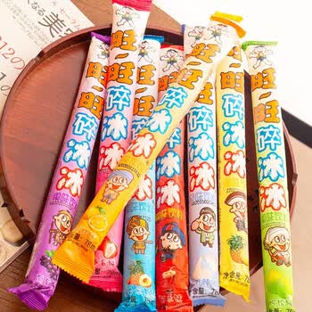 家庭装冻痴冰棒碎碎冰棒棒冰旺仔碎冰冰 乳酸味78ml*27支【22年新货】