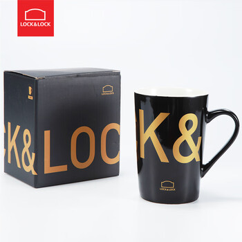 乐扣乐扣（LOCK&LOCK）马克杯家用牛奶杯早餐杯情侣杯子麦片杯水杯男女咖啡杯子YSH10010