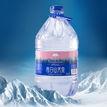 长白山天泉 偏硅酸型天然矿泉水 （泉阳泉生产） 天然弱碱性矿泉水 5L*4桶