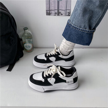 汤姆斯女鞋小白鞋夏季高初中学生软底轻便运动鞋女超软舒适厚底板鞋