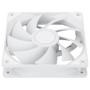 利民（thermalright）TL-C12CW 白色12cm入门级风压扇 经典磁稳S-FDB轴承  4PIN串接PWM接头 1550转速