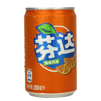 京东特价app:coca-cola 可口可乐  芬达 fanta mini 橙味汽水碳酸饮料