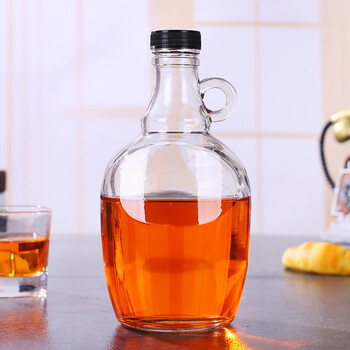 空瓶酿酒玻璃瓶大号加州红酒泡酒瓶子密封罐药酒果酒瓶葡萄酒自酿容器