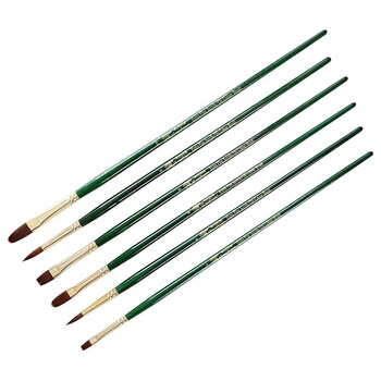 温莎牛顿【弗洛伊德同品牌】尼龙毛丙烯画笔专业丙烯颜料画笔勾线笔进阶画家专用丙烯画笔6支套 温莎牛顿【弗洛伊德同品牌】尼龙毛丙烯画笔专业丙烯颜料画笔勾线笔进阶画家专用丙烯画笔6支套