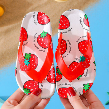 迪士尼商场同款 儿童拖鞋夏宝宝可爱小公主软底防滑女童人字拖女孩外