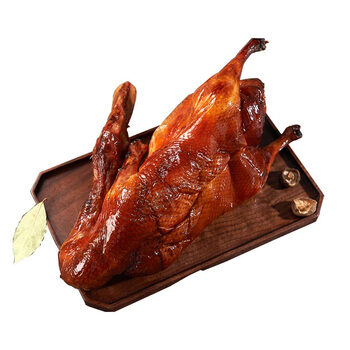 4kg熟食零食 烤鸭700g酱鸭500g(各半只)