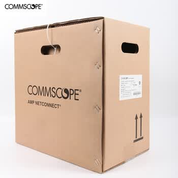 COMMSCOPE康普网线 安普网线六类非屏蔽网线305米CAT6网线箱线 CM阻燃 24AWG蓝色1859620-6 COMMSCOPE康普网线 安普网线六类非屏蔽网线305米CAT6网线箱线 CM阻燃 24AWG蓝色1859620-6