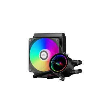 超频三（PCCOOLER）巨浪120 DA120 CPU一体式水冷散热器ARGB/幻彩灯光/一体式/支持1200/1700/AM5/标配硅脂