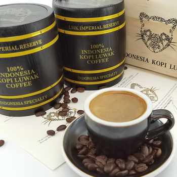 来美咖麝香猫猫屎咖啡豆礼盒200g 进博会展示 WAHANA庄园阿拉比卡G1