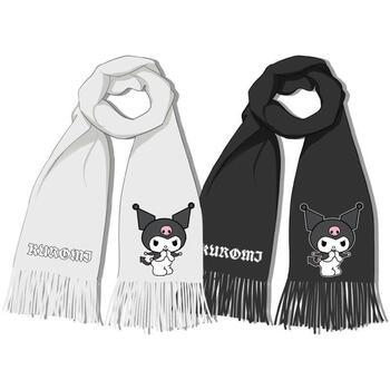 玖纹豹库洛米围巾库洛米卡通周边围巾可爱动画人物男女学生百搭秋冬季