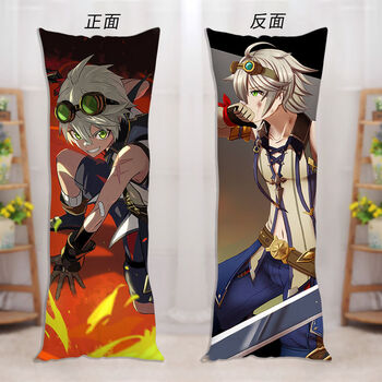 一畅原神周边班尼特等身抱枕动漫二次元全身半身长条枕头套女生班尼特