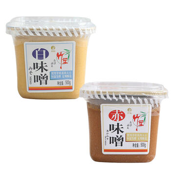 日式欣和竹笙白味噌低脂味增酱日本速食大酱汤速溶黄豆大豆酱配料白味噌500g 赤味噌500g 图片价格品牌报价 京东