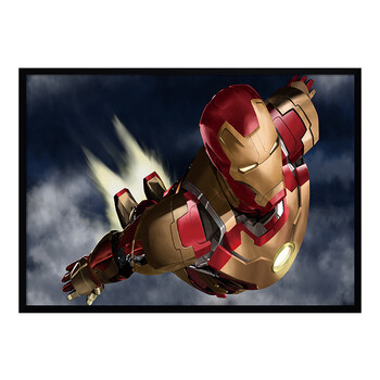 漫威挂画漫威电影钢铁侠复仇者联盟海报装饰画电影院壁画书房儿童房挂