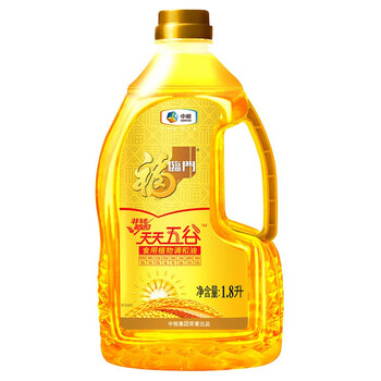 福临门 食用油  天天五谷食用植物调和油1.8l 中粮出品