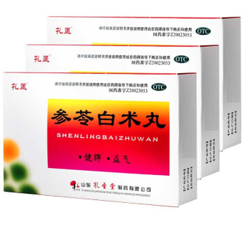 孔孟 參苓白朮丸 6g*10袋 除溼健脾丸 身體溼氣重 益氣 體倦乏力 食少