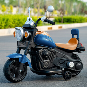 星潮电动车 电动车摩托车1-5岁玩具车男女孩宝宝充电遥控电瓶童车可坐