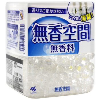 小林制药（KOBAYASHI）无香空间315g空气清新剂家用清洁除臭剂室内固体房间厕所消味除臭