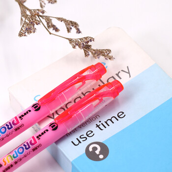 uni三菱浅色荧光双头记号笔(细0.6mm/粗4mm)可视窗 学生重点标记 PUS-102T 1支/袋 粉红色 uni三菱浅色荧光双头记号笔(细0.6mm/粗4mm)可视窗 学生重点标记 PUS-102T 1支/袋 粉红色