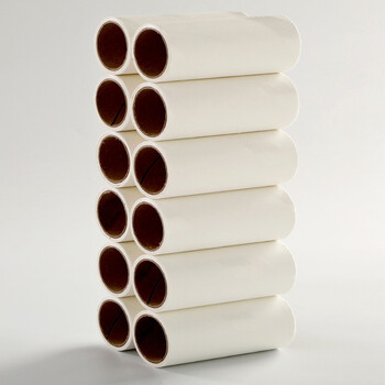 妙然粘毛器替换纸16cm10卷500撕可撕式沾毛除尘滚筒替换芯（不含柄）