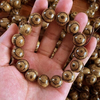 dr.od小叶买麻藤金丝藤20手串沉香佛珠鬼脸对眼文玩念珠手链男 18mm