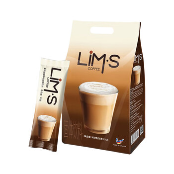 零涩拿铁风味速溶咖啡 马来西亚进口 25g*12条 300g 零涩拿铁风味速溶咖啡 马来西亚进口 25g*12条 300g