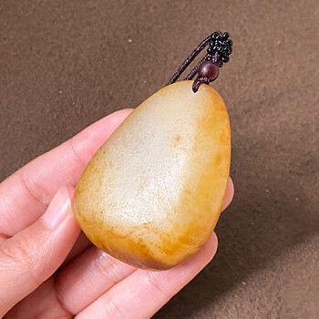和田玉黄沁籽料原石- 京东