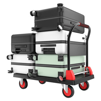 顺和围栏平板车两用手推车商超小推车全折叠便携搬运车90*60承重800斤 顺和围栏平板车两用手推车商超小推车全折叠便携搬运车90*60承重800斤