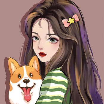 善业q版手绘头像卡通人物形象动漫设计情侣漫画真人照片画头像定制作