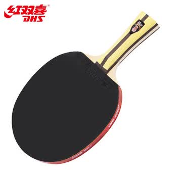 红双喜（DHS）对拍四星级乒乓球拍横对拍套装H4002（ 附乒乓球）