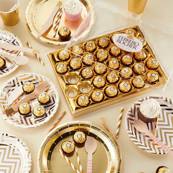 费列罗意大利进口费列罗金莎榛仁夹心巧克力钻石礼盒装情人节生日礼物