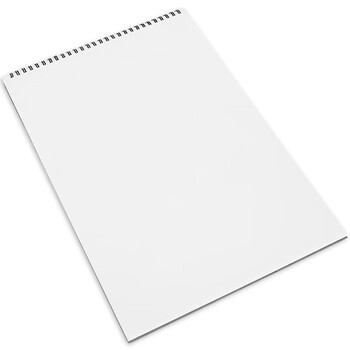 得力（deli）16K40张牛皮纸竖翻画材绘画可立美术专用本素描本竖翻空白绘画本73601-S双十一热门商品