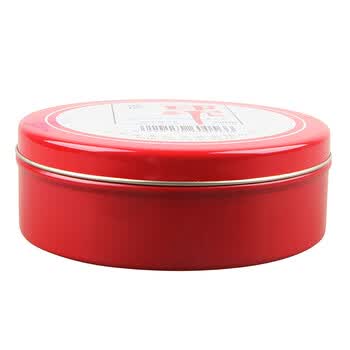 亚信No.052 红色印泥30g 【10个装】盖章指纹印泥圆形铁盒印台 财务办公用品65*15mm