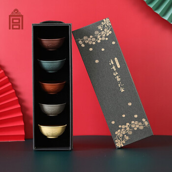 北京故宫文化服务中心紫砂五色杯功夫茶具靠谱吗？真实评测差么