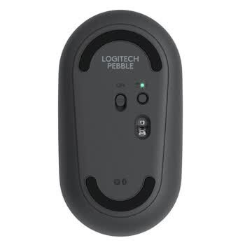 罗技（Logitech）Pebble 鹅卵石轻薄型鼠标 无线蓝牙鼠标 办公轻音鼠标 便携鼠标 对称鼠标 黑色